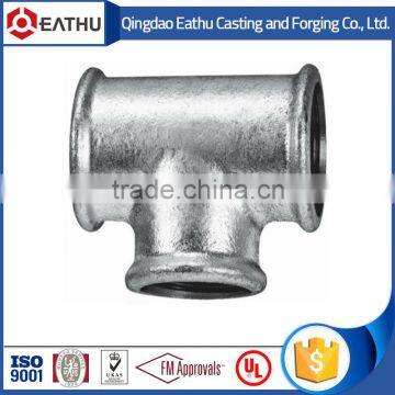 Black and Galvanized Malleable Iron Pipe Fitting