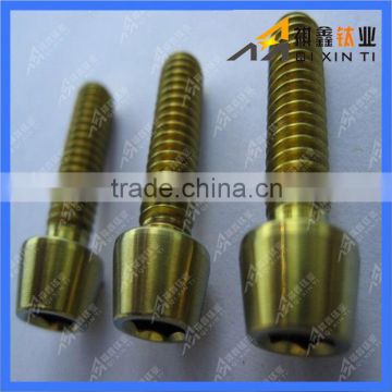 DIN Gr2 Gr5 titanium screws din7380