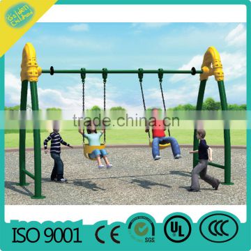 resident/ garden double swing,school children fitness equipment