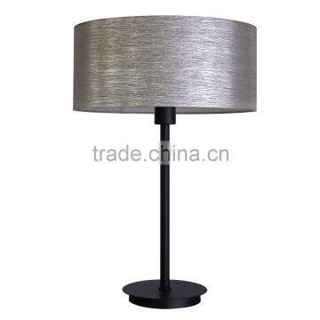 new products 2016 table lamp(Lampe de bureau/La lampara) in ebony bronze finish with starlight weave fabric lamp shade