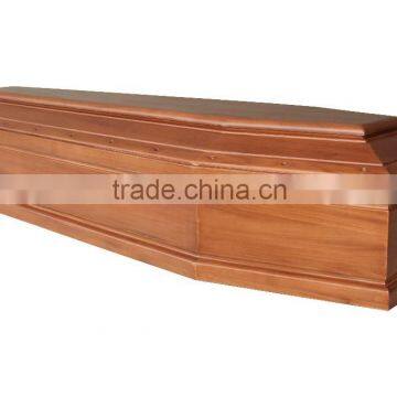 Simple wooden coffin for sales hard wood coffin funeral supply manufaturer