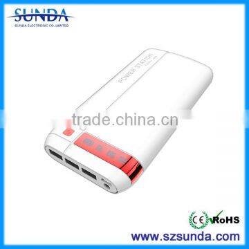 portable charger quick charge 2.0 20000mah three usb port power bank