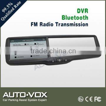 4.3'' rear view mirror gps with DVR Bluetooth car rear monitor