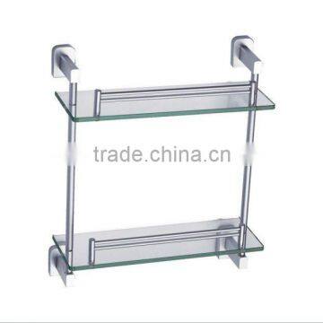 Bathroom Double Glass Shelf