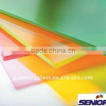 Colored Tempered Laminated Glass