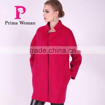 2016 New Design Spring Women Short Slim Fit Wool Coat photo-4