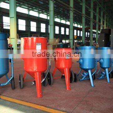 Portable Sandblasting pot KP-0.7- JX-3 with 3 guns and intermittent for sale