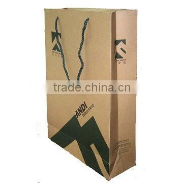 Kraft shopping paper bag