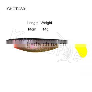 CHGTCS01 2016 new design different colors soft lure bait fishing lure