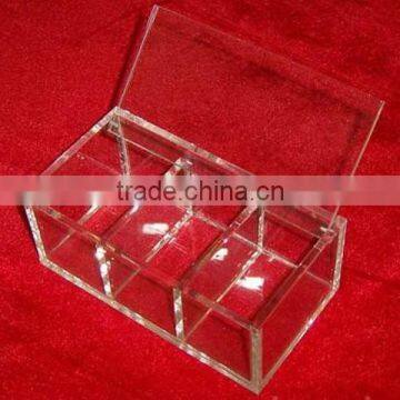 Traditional Divided Acrylic Storage Box,modern Colorful Acrylic Display Box photo-2