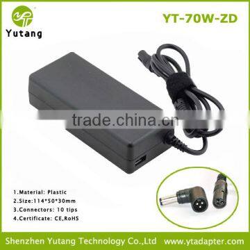 70w Universal Notebook AC Power supplies power adaptor for laptop
