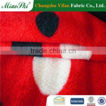 High quality wholesale fannel fleece printed flower pattern for baby blanket