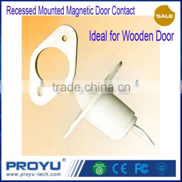 100% Brand New Recessed Mounted Door Switch Sensor NO NC Output Ideal for Wooden Door Widely used for Home Office Hotel PY-C43