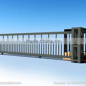 square tube automatic wrought iron sliding gate design