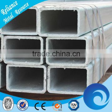 ERW CARBON STEEL HOT DIPPED GALVANIZE RECTANGULAR STEEL PIPE