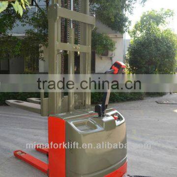 3 to 5m Full Electric Hydraulic Stacker Straddle Capacity1.4 1.6t photo-5