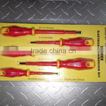 PULSET high quality 5pcs slotted and phillips screwdriver set