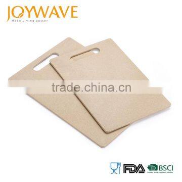 2016 new product rice husk cutting board eco friendly chopping board natural cheese board set
