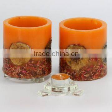 Dried Flower Design Candle for Decoration Wholesale photo-3
