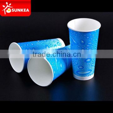 Cold beverage paper cup in China