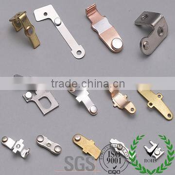 Manufacture Hot Sale Brass Stamping Parts/ Electrical contact accessories