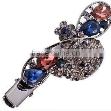 Fancy Lovely Large Crystal Plain Hair Clip Hair Accessory photo-3
