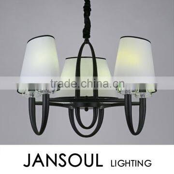 zhongshan lighting factory decorative hanging pendant light wrought iron chandeliers