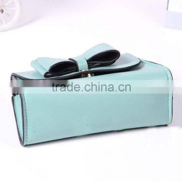 Leather Bow Summer Clutches Handbag photo-5