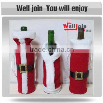 Latest design superior quality wedding decoration wine bottle cover