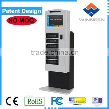 New Generation Free Standing With 19 Inch Touch Screen Coin Operated Locker Cell Phone Charging Station APC-06B photo-3