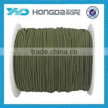 Braided polyester fishing net twine