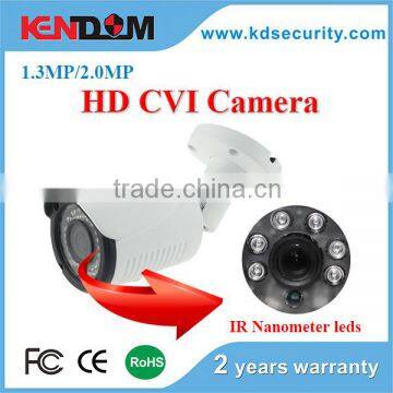 New Promotion Nanometer ir leds 2MP 1080P IR HDCVI CCTV Camera weatherproof IP66 CVI Camera 3.6/6mm lens matched with CVI DVR