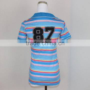 2016 Latest Women Polo Shirt Pretty Lady Clothing Your Own Brand photo-3