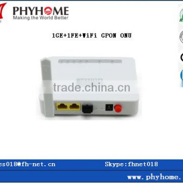 Phyhome 1GE+1FE, WIFI 2port GPON ONT/ONU