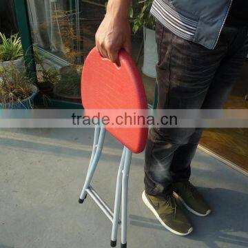 Metal Leg Folding Stool With Handle