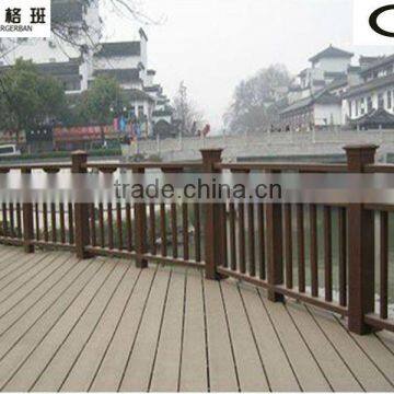 outdoor wood plastic composite guardrail