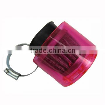 Pink color Splash proof air filter motorcycle