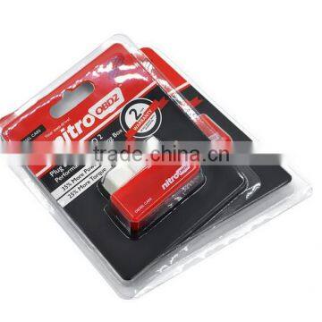 Red Color NitroOBD2 Chip Tuning Box Plug and Drive OBD2 Chip Tuning Box for Diesel