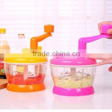 Household multifunctional hand shredder, manual device broken vegetable meat grinder