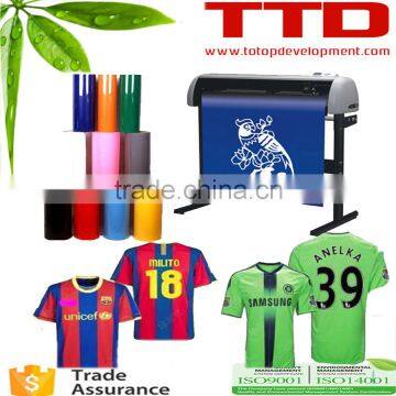 t-shirt transfer paper cutting plotter , advertising art sign cutting plotter for jerseys numbering and name printing