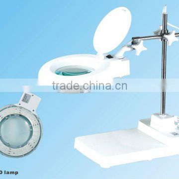 magnifier with uv lamp/cold light magnifying lamp/function magnifying lamp