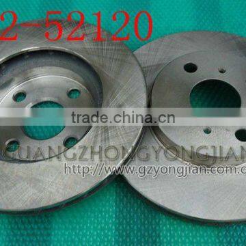 CAR BRAKE DISC/DISC ROTOR OEM 43512-52120 for TOYOTA YARIS