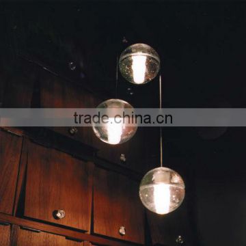 Modern LED Glass Ball Chandeliers