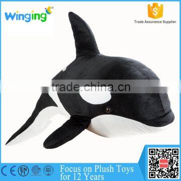 Wholesale Realistic Plush toy whale Stuffed Plush Animal Toy