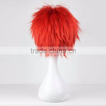 Hot Sale!!Japan Anime Kuroko no Basket Akashi Seijuro Cosplay Fashion Wig Cheap Short Red Synthetic Hair Wigs photo-3
