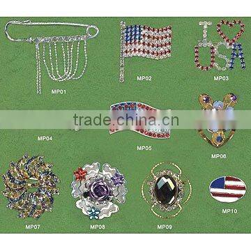 Rhinestone Brooch