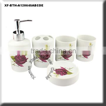 decal 5 pcs ceramic bathroom series