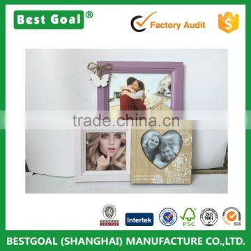Home decorative heart collage wooden photo frame
