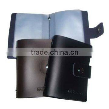 PU card holder wallet multiple 20 sheets