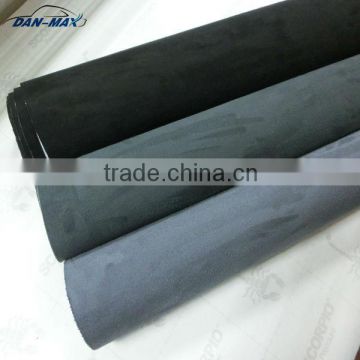 Super Stretchable Car Polymeric Vinyl Alcantara Suede Self Adhesive Velvet Fabric